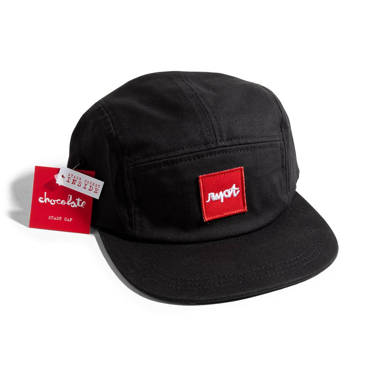 https://www.vapespipe.com/vape/cdn/shop/files/ryot-x-chocolate-5-panel-stash-cap-black-black-apparel-dankgeek.jpg